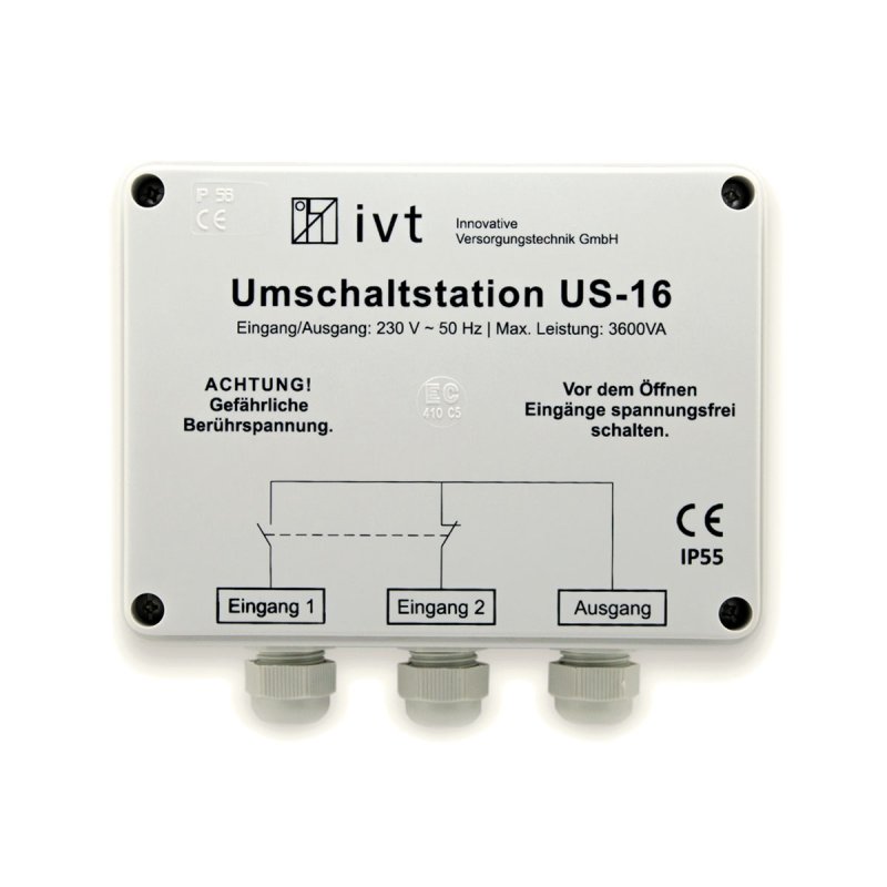 Netzvorrangschaltung - Netzumschaltung 16A / 230V - Model US-16, 92,00 €